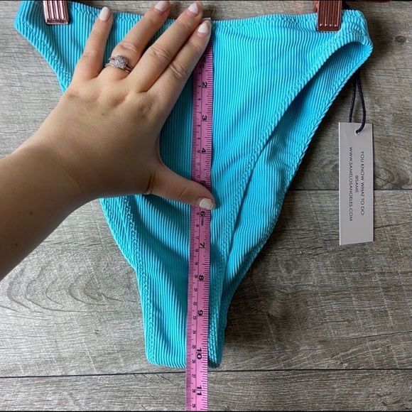 Skin by SAME Caribbean Blue Bikini Bottom - Picture 7 of 9